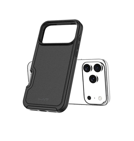 iPhone 17 Pro Max Case – Black | MVR  Armour Matte Strong Grip, Military-Grade Protection, Slim Matte Finish image 1
