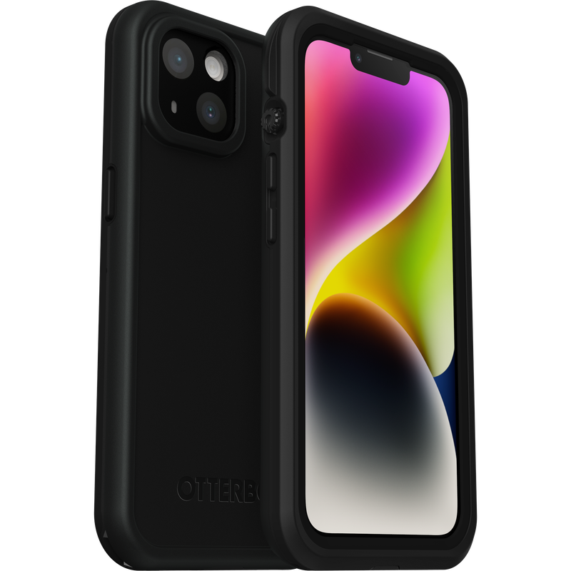 iPhone 14 Magsafe Case – Black | OtterBox Fré Series, Waterproof Protection Back Cover image 1