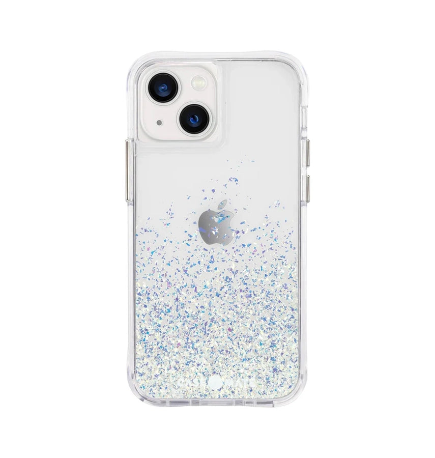 iPhone 13 Mini Case – Stardust | Case-Mate Twinkle Ombre Antimicrobial, Drop Protection, Wireless Charging Compatible image 0