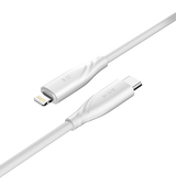 MVR Lightning Cable - White |20W, 1m Type C, 2.4A Fast Charging image 3