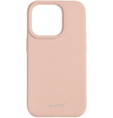 iPhone 15 Pro MVR Liquid Silicone Case - Pink Sand | Soft Touch Protective Cover image 0
