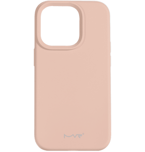 iPhone 15 Pro MVR Liquid Silicone Case - Pink Sand | Soft Touch Protective Cover image 0