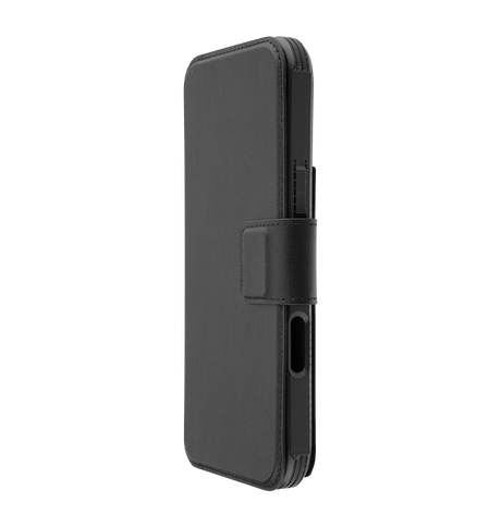 iPhone 16 Pro Wallet Case - Black | MVR Luxe Guard MagSafe Detachable Flip Cover image 2