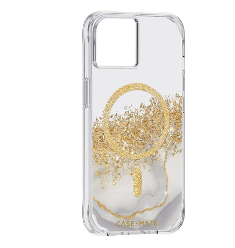 iPhone 14 Case – White | Case-Mate Karat Marble Cover with Stylish Finish & Slim Design image 1