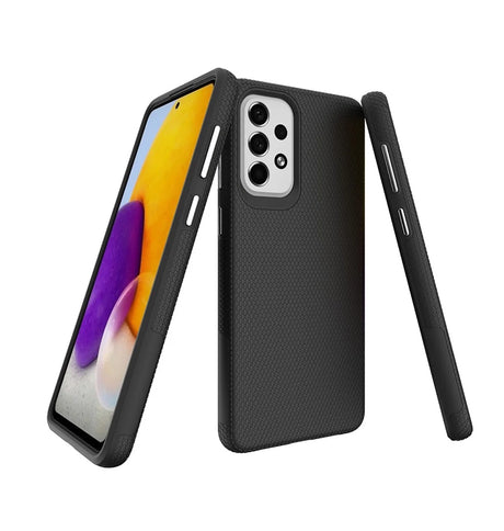 Samsung A52 4G/5G & A92 Triangle Case - Black | Slim Protective Cover with Geometric Design & Shock Resistance image 1