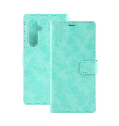 Samsung Galaxy S24 Plus Wallet Case – Mint | Goospery Mercury Bluemoon Diary Cover with Slim Design & Magnetic Lock image 0
