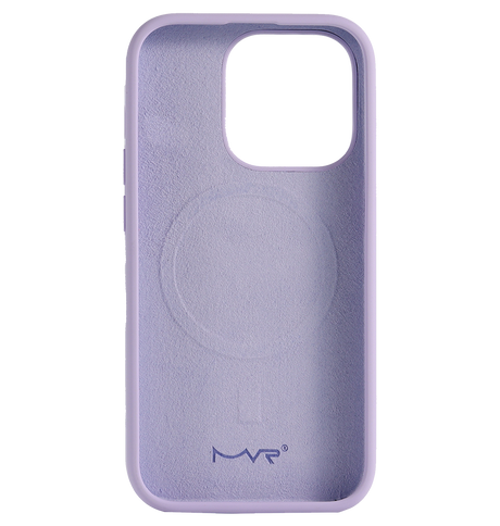 iphone 15 Plus MVR Liquid Silicone Case - Lavender | Soft Touch Protective Cover image 1