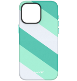 iPhone 15 MVR Stripe Vibe Back Cover - Mint Green image 0