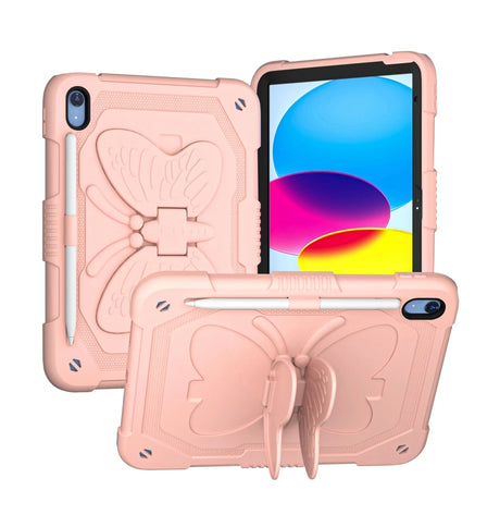 iPad 10.2 Survivor Generic with Butterfly Case – Lavender | Protective Cover with Slim, Durable & Stylish Design image 1