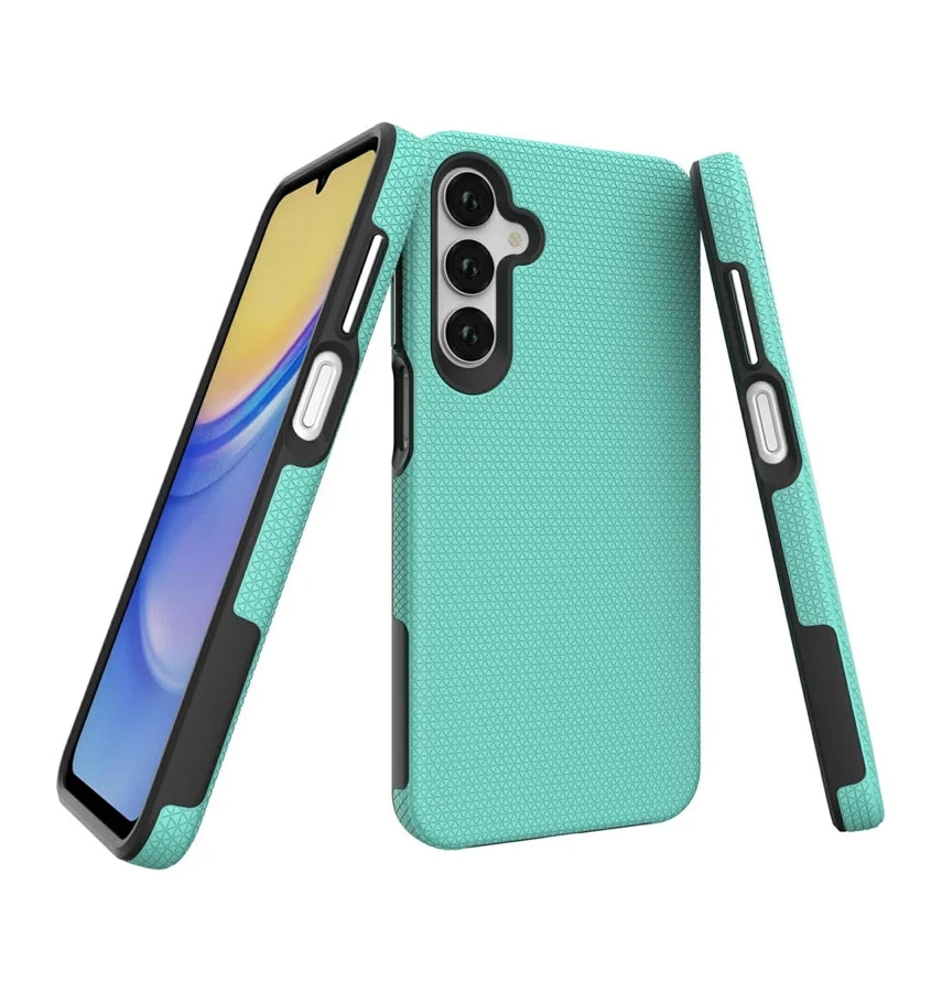 Samsung A16 / A17 / A26 Triangle Case - Mint | Slim Protective Cover with Geometric Design & Shock Resistance image 1