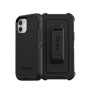 iPhone 12 Mini Case – Black | OtterBox Defender Series, Soft Touch Protective Cover image 0