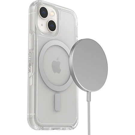 iPhone 13 Mini Magsafe Case – Clear | OtterBox Symmetry Series, Soft Touch Protective Cover image 2