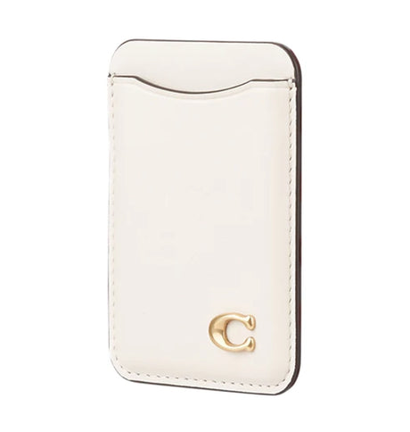 Coach MagSafe Card Holder – Chalk | Stylish Magnetic iPhone Card Holder for Everyday Use image 1