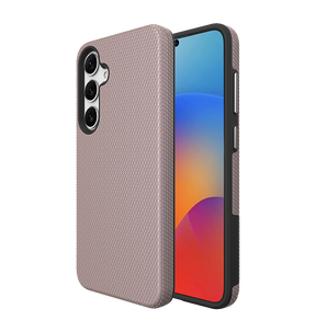 Samsung Galaxy S25 Plus MagSafe Case - Rose Gold | Triangle Texture Rugged Shockproof Cover image 0