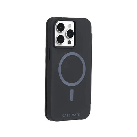 iPhone 15 Pro Max Wallet Folio Magsafe Case - Black | Case-Mate Protective Cover with Card Holder & Drop Protection image 0
