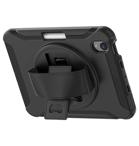 Apple iPad Mini (6th/7th Gen) Case - Black | Survivor Rugged Case with Hand Strap, Shockproof & Scratch - Resistant Protective Cover image 0
