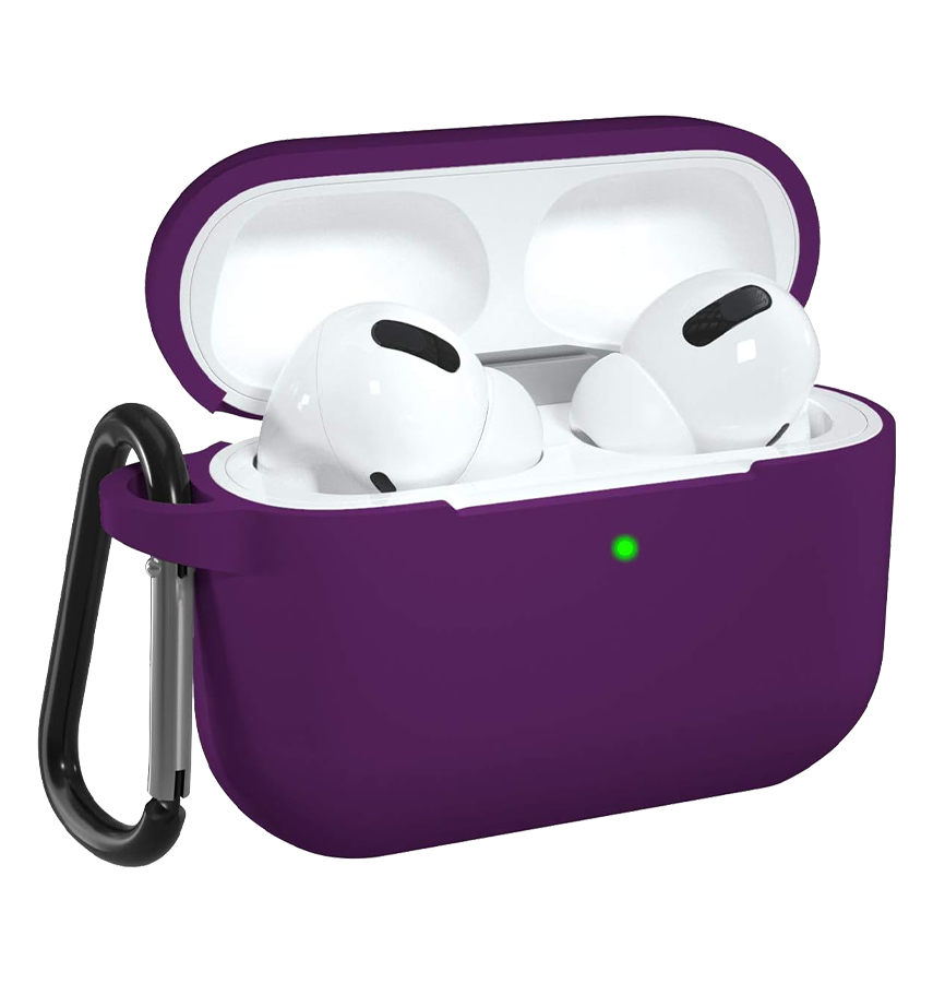 AirPods Pro/Pro 2 Silicone Protective Case - Purple image 0