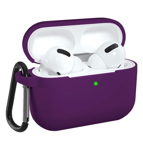 AirPods Pro/Pro 2 Silicone Protective Case - Purple image 0