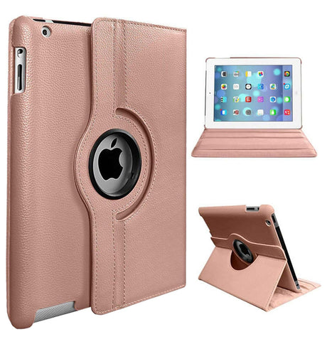 Apple iPad Air 4/Pro 11/Air 11 (2024/25) Case - Rose Gold | 360 Rotating Hand Strap Stand, Shockproof & Scratch - Resistant Protective Cover image 0