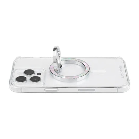 Case-Mate Magnetic Phone Ring Holder - Twinkle Disco | Mother of Pearl Phone Ring Stand, Rotatable Grip for All Smartphones image 4