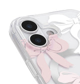iPhone 17 Tied With a Bow MagSafe Case – Clear/Pink/White| Kate Spade Protective Cover with Stylish, Slim & Durable Design image 1