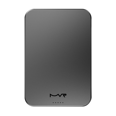 Slim Snap 2.0 5000mAh MagSafe MVR Power Bank - Black | Wireless Qi Charging Compact Design image 1