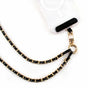 Universal Phone Wristlet - Black | Detachable Phone Lanyard Hand Wrist Strap with Plated Aluminum image 0