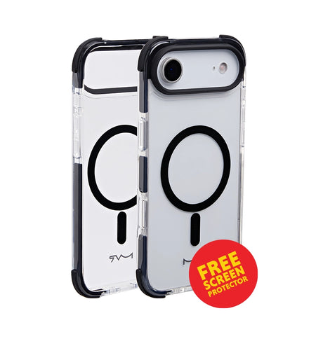 iPhone 17 Air Robust 360 Case – Clear | MVR Full Body Rugged Protection, Shockproof Design, Heavy Duty image 0