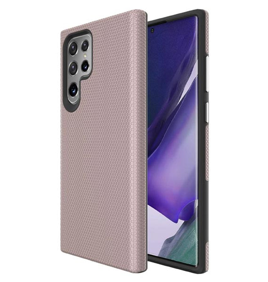 Samsung Galaxy S23 Ultra Triangle Geometric Case - Rose Gold | Slim Protective Design image 2