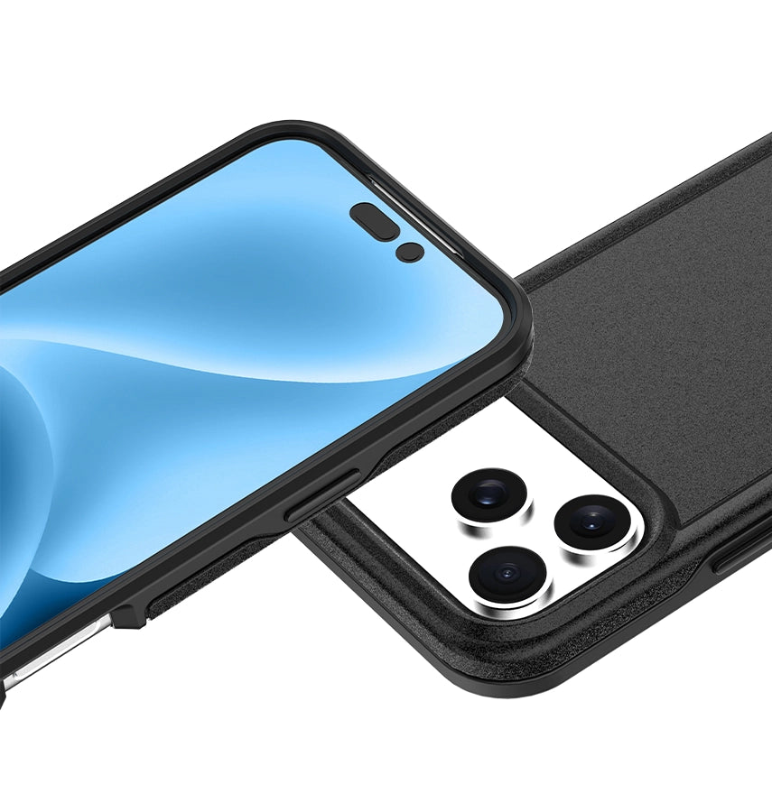 iPhone 17 Pro Max Case – Black | MVR  Armour Matte Strong Grip, Military-Grade Protection, Slim Matte Finish image 3