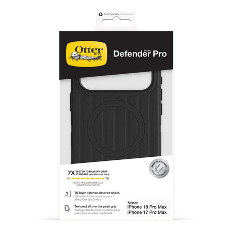 iPhone 18 Pro Max OtterBox Defender Pro Series Case - Black | Rugged MagSafe Cover