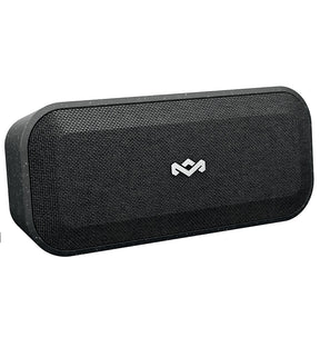 House of Marley No Bounds XL Waterproof Bluetooth Speaker - Black | Crafted from Sustainably Recycled Materials, Portable Wireless Dual Pairing Speakers, 16 Hour Battery image 0