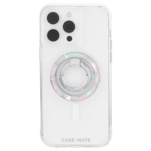 Case-Mate Magnetic Phone Ring Holder - Twinkle Disco | Mother of Pearl Phone Ring Stand, Rotatable Grip for All Smartphones image 5