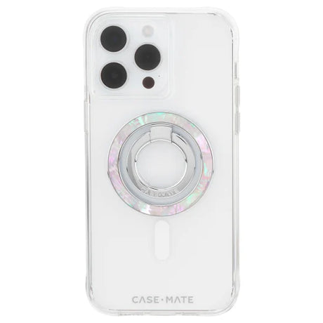 Case-Mate Magnetic Phone Ring Holder - Twinkle Disco | Mother of Pearl Phone Ring Stand, Rotatable Grip for All Smartphones image 5