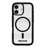 iPhone 17 Case – Clear/Black | Pelican Protector MagSafe Cover with Stand, Strong Grip & Built-In Kickstand image 0