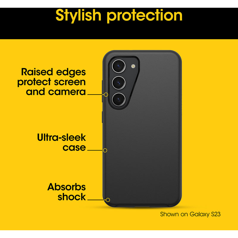 Samsung S24 MagSafe Case - Black | OtterBox Symmetry Series , Rugged Shockproof Back Cover image 3