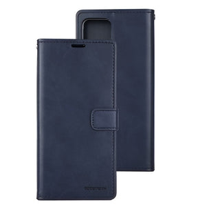 iPhone 13 Pro Mercury Bluemoon Diary Wallet Flip Case - Navy | Shockproof Protective Cover image 0