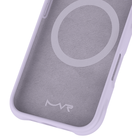 iPhone 16 Plus MVR Wave Silicone Case - Lavender | Shockproof & Slim Fit Back Cover image 1