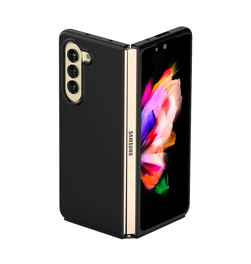 Samsung Z Fold 7 Mercury Fard Case - Black | Flip Cover with Card Slots & Full Protection image 0