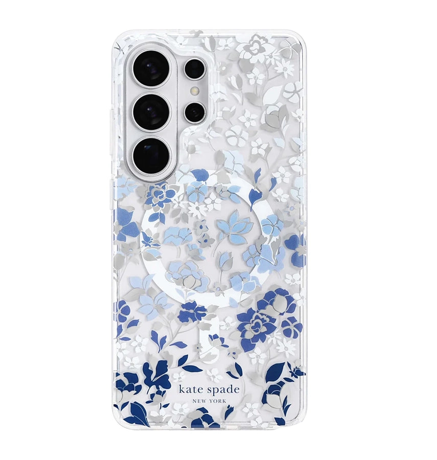 Samsung S26 Ultra MagSafe Case – Flowerbed Blue | Kate Spade Stylish Protective Cover with Slim & Durable Design image 0