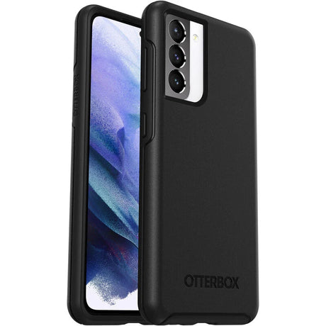 Samsung S21 Case – Black | OtterBox Symmetry Series, Soft Touch Protective Cover image 3