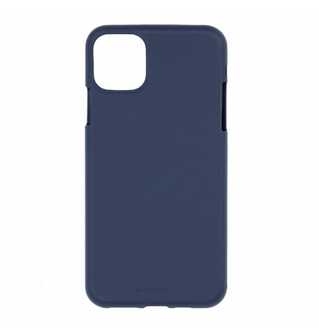 iPhone 12/12 Pro Soft Case – Navy | Goospery Mercury Smooth Protective Slim Fit Dairy Cover with Anti-Scratch Finish image 0