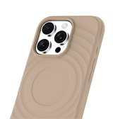 iPhone 16 Pro MVR Wave Silicone Case - Tortilla | MagSafe Compatible Protective Cover image 2