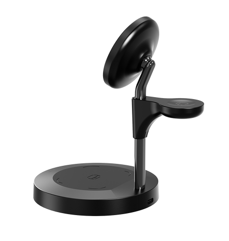 DC-4B MVR 3 in 1 Wireless Portable Charger - Black image 2