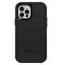 iPhone 12/12 Pro Case – Black | Otterbox Defender Series, Rugged Shockproof Back Cover image 0