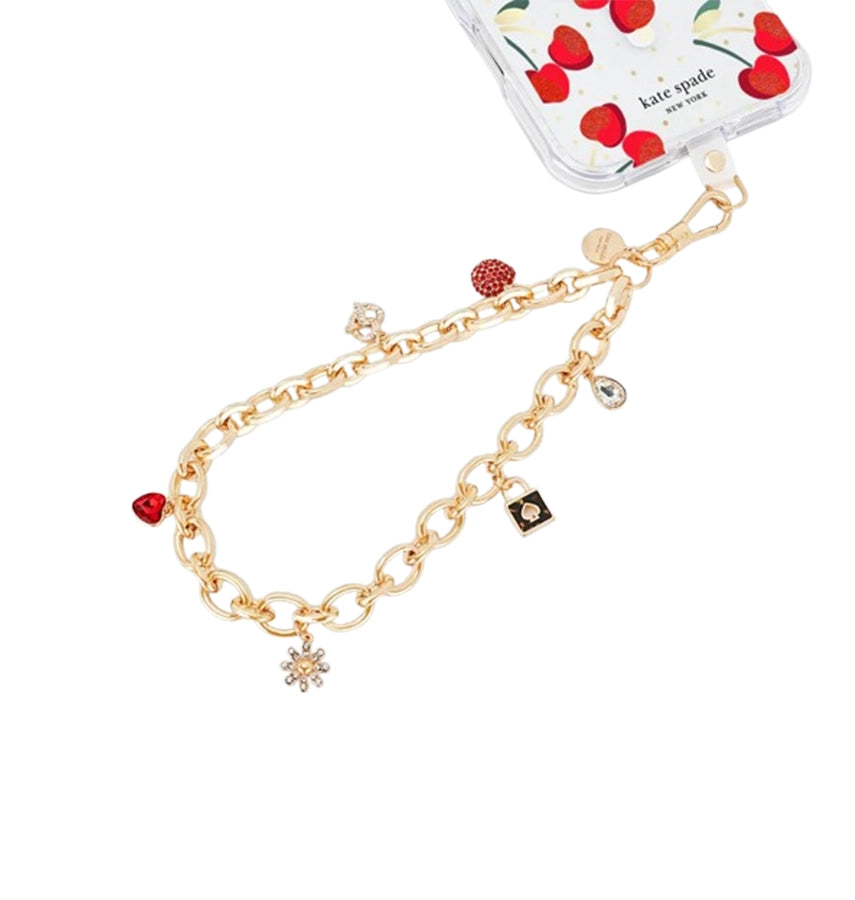 Kate Spade Phone Charm Wrist Strap Favorite Things | Stylish & Durable Accessory for iPhone & Other Smartphones image 1