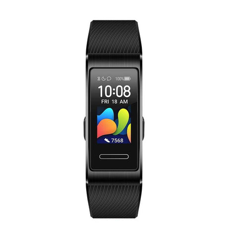 HUAWEI Band 4 Pro - Black | Smart Band Fitness Tracker with 0.95 Inch AMOLED Touchscreen, 24/7 Heart Rate Monitor, Built-in GPS, 5ATM Waterproof image 0