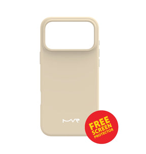 iPhone 17 Pro Max Case – Vanila | MVR  Liquid Silicone Soft-Touch Finish, Anti-Slip Grip, Premium Protection image 0