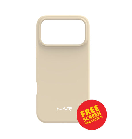 iPhone 17 Pro Max Case – Vanila | MVR  Liquid Silicone Soft-Touch Finish, Anti-Slip Grip, Premium Protection image 0