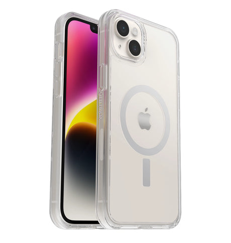 iPhone 14 Case – Clear | OtterBox Symmetry Plus Cover with Sleek Design & Drop Protection image 1